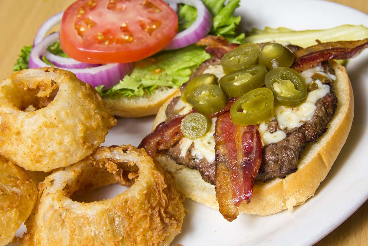 Bacon Cheeseburger jigsaw puzzle online