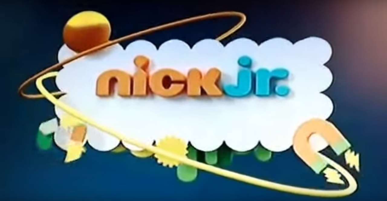 Nick Junior. Logo der Überschallwissenschaft Puzzlespiel online