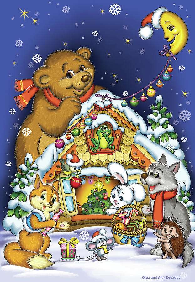 Teremok di Natale puzzle online