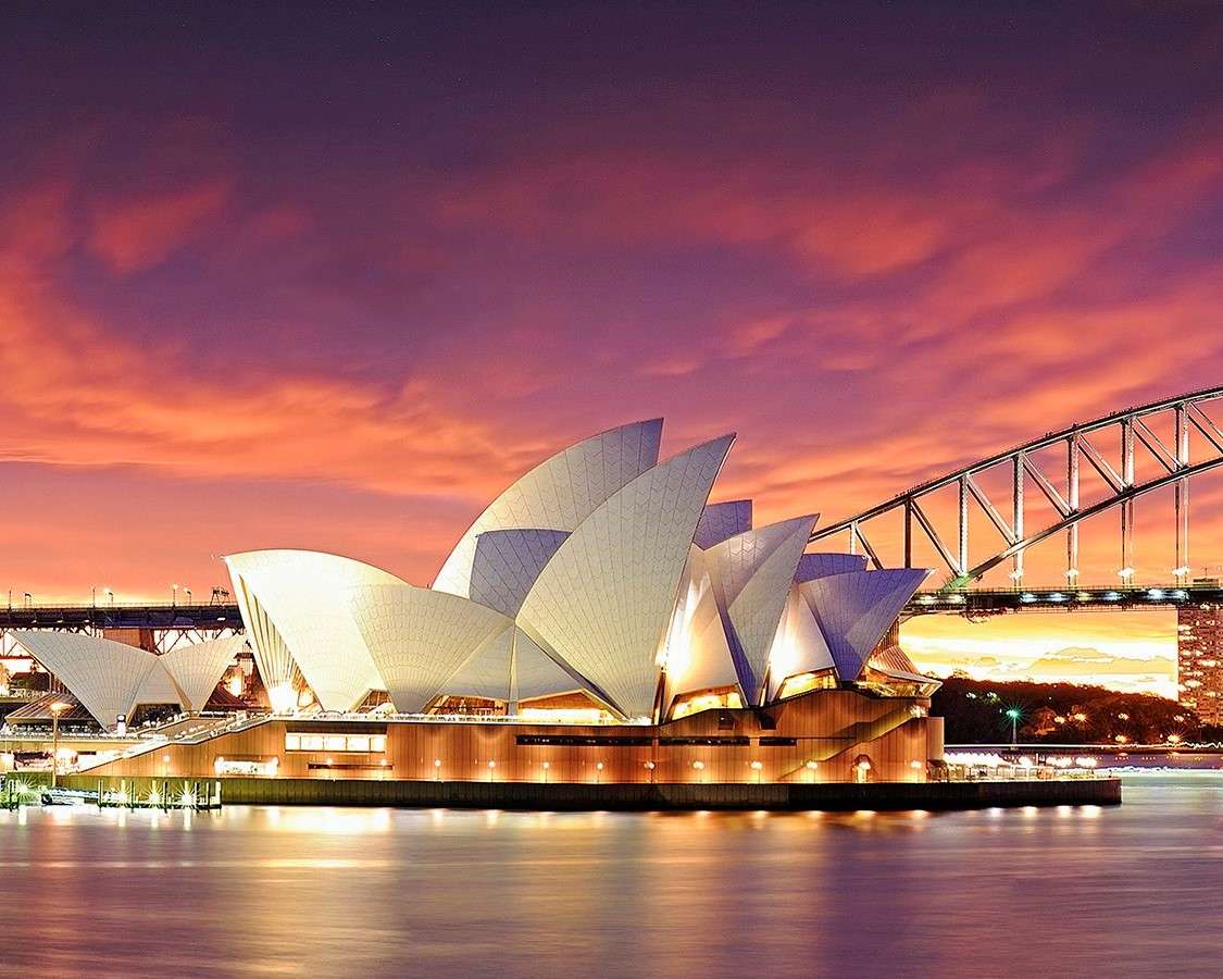Австралия. Сидни, Опера онлайн пъзел