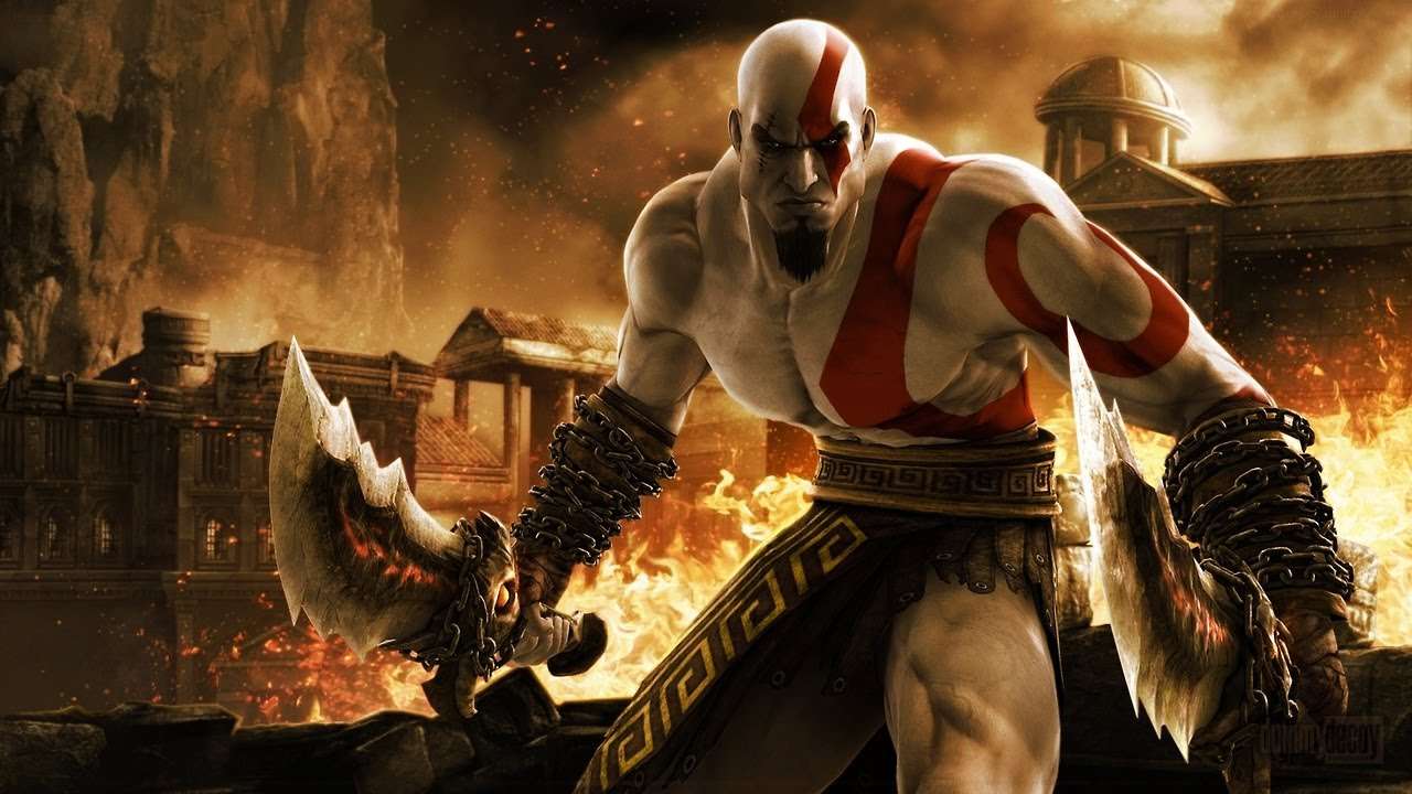 kratos пъзел онлайн пъзел
