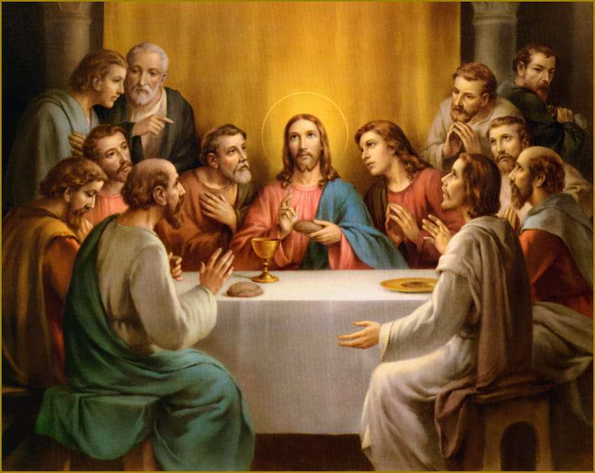 Тайната вечеря на Исус онлайн пъзел