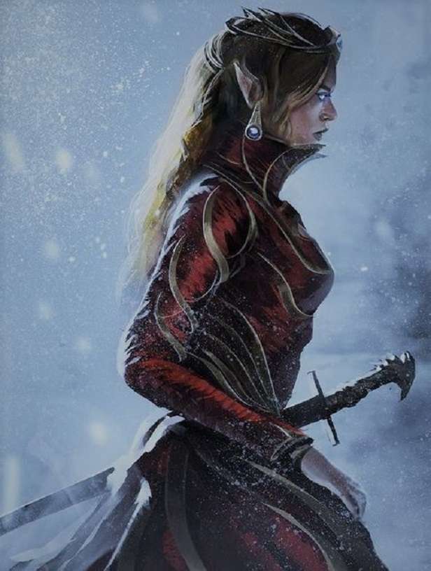 жінка-ельфійський воїн онлайн пазл