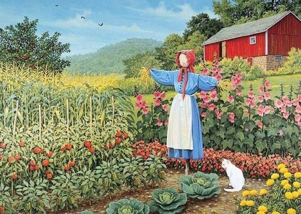 An unusual scarecrow jigsaw puzzle online