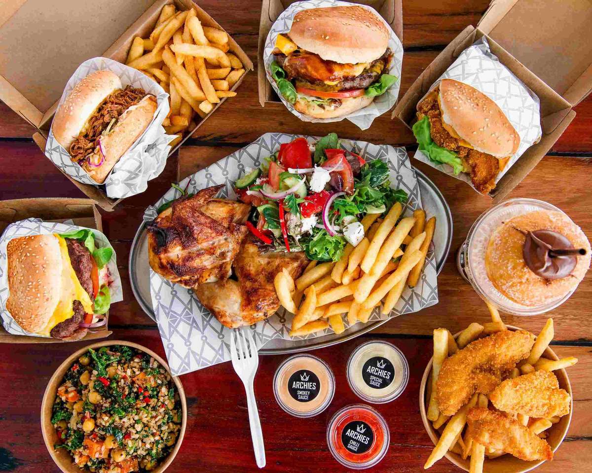 Fast Food for Lunch jigsaw puzzle online