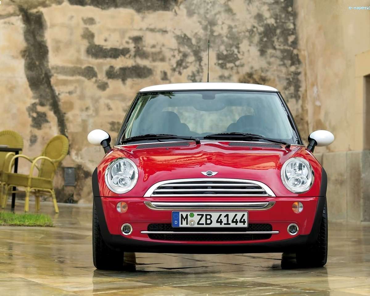 The front of a red car jigsaw puzzle online