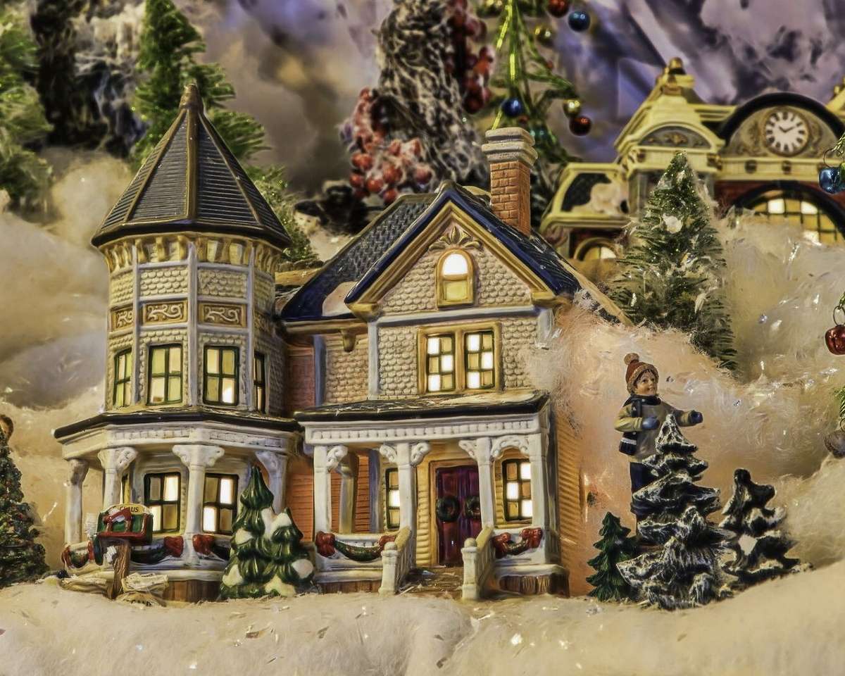 Karácsonyi dekoráció kirakós online
