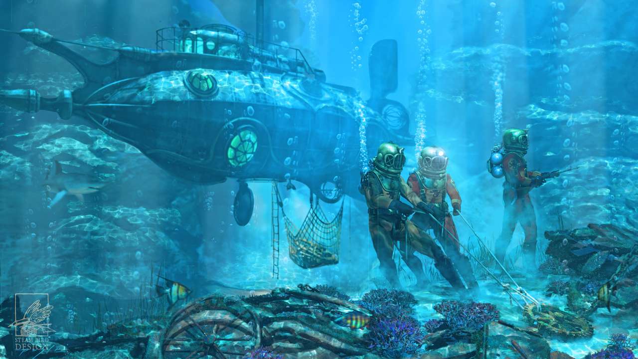 subacquei di acque profonde puzzle online