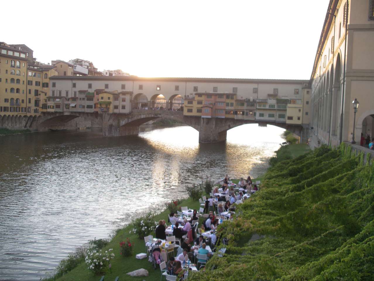 Dlouhé nápoje - Ponte Vecchio (Florencie) skládačky online