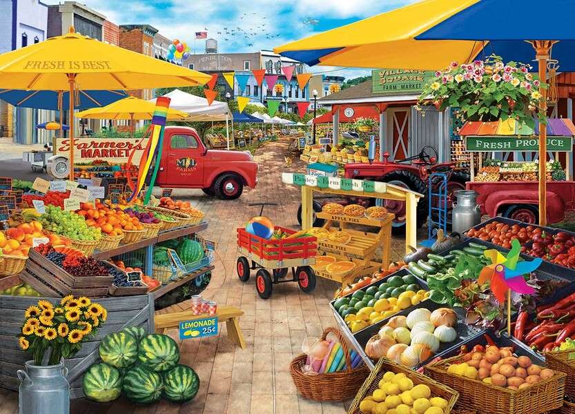 great market square jigsaw puzzle online
