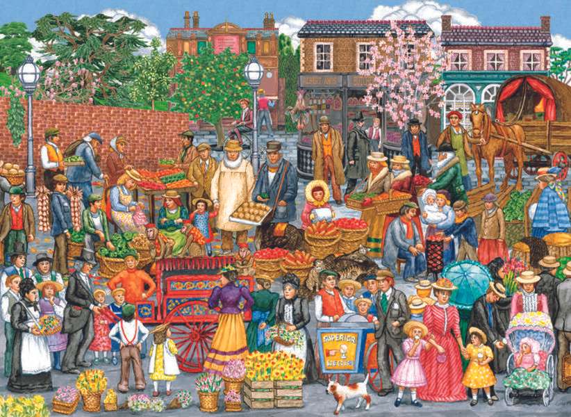 market in spring jigsaw puzzle online