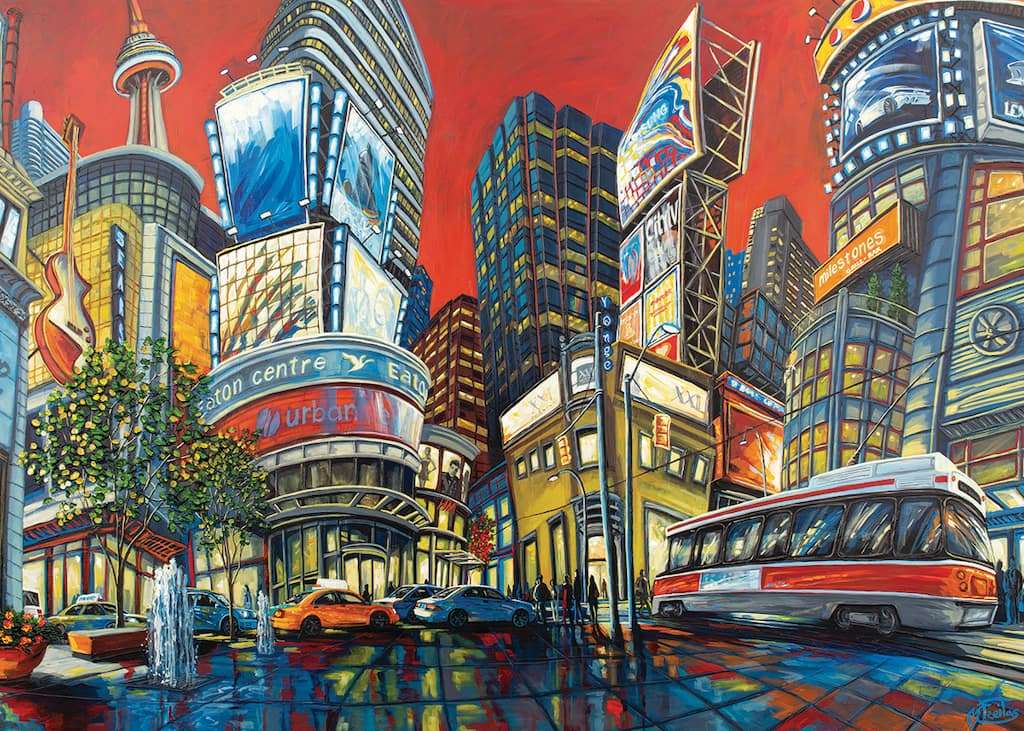 Городское искусство / Торонто, онлайн-пазл