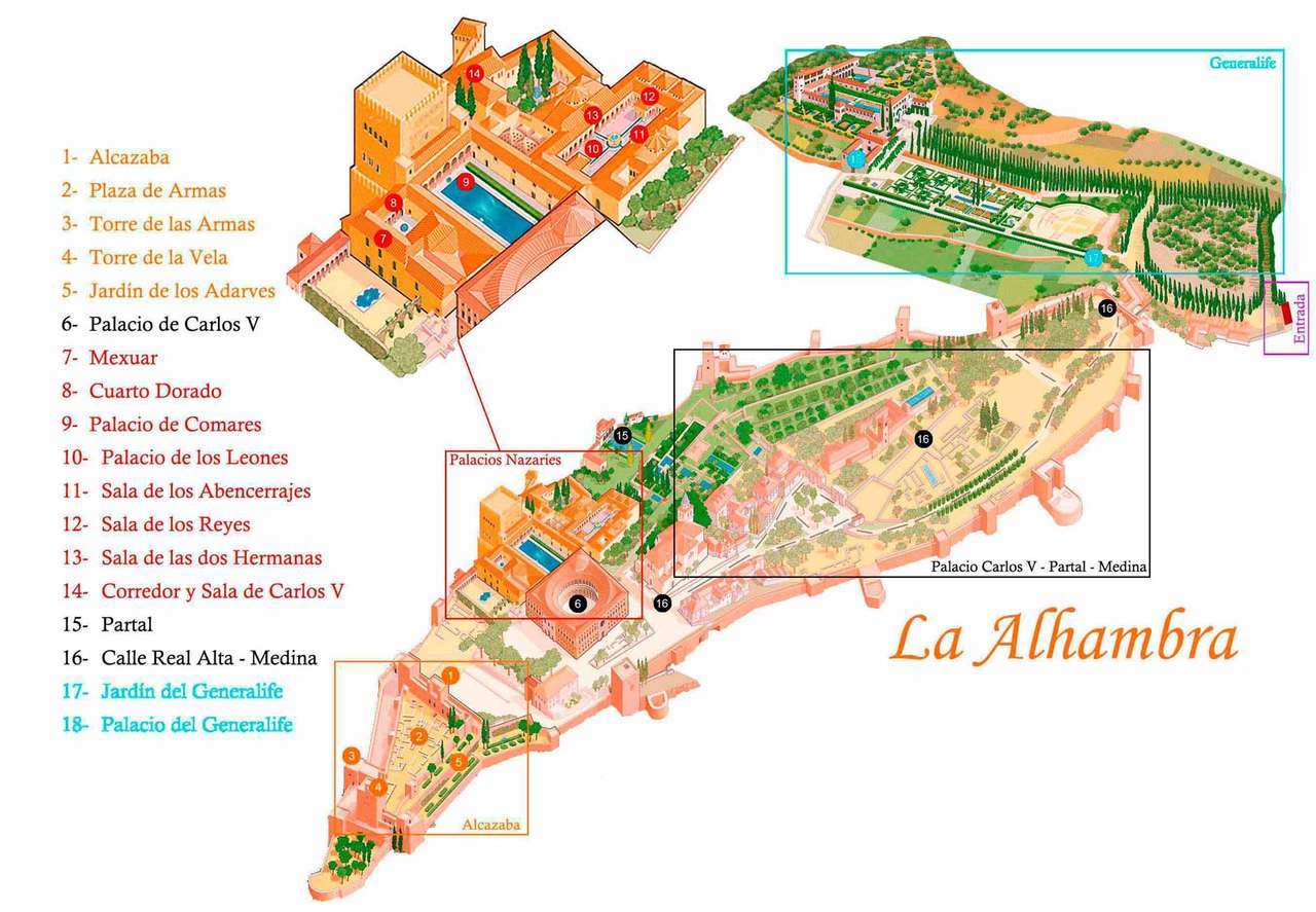 Piano dell'Alhambra puzzle online