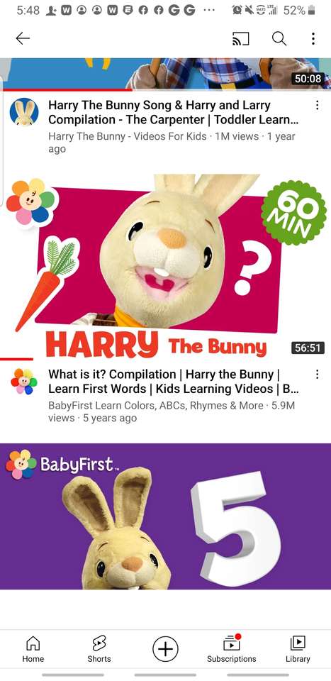 Harry the bunnies online puzzle