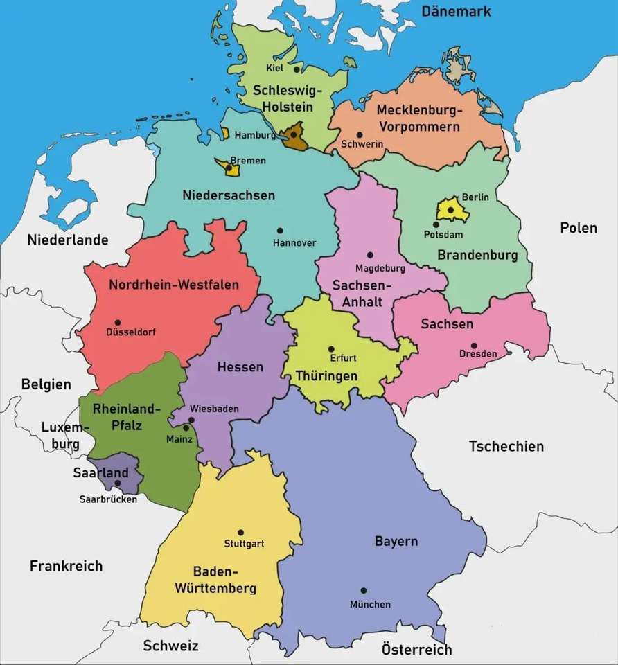 Deutschland Puzzlespiel online