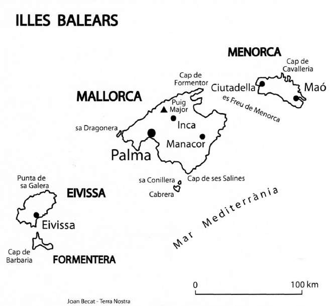 балеарски острови онлайн пъзел