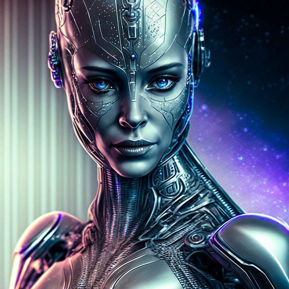 cyborg femelle puzzle en ligne