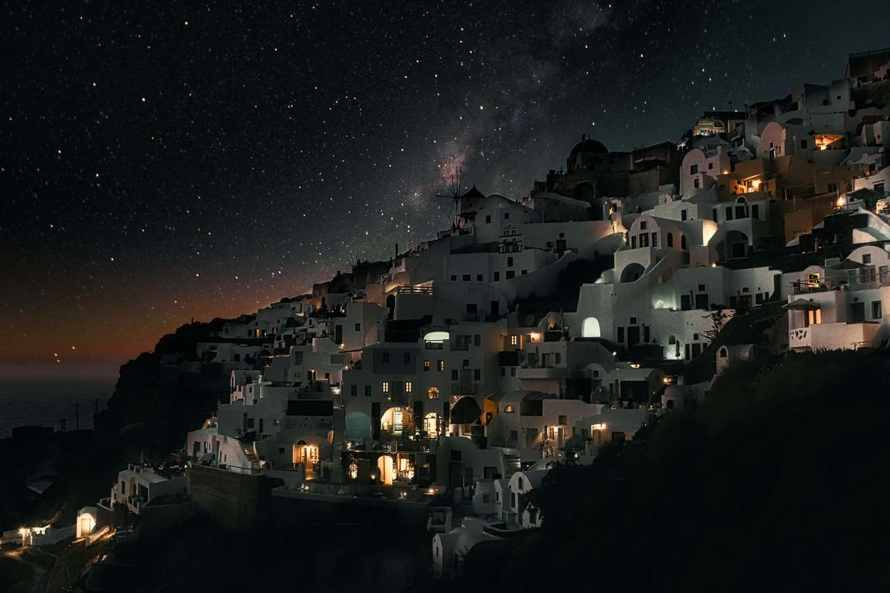 Santorini, Griechenland Online-Puzzle