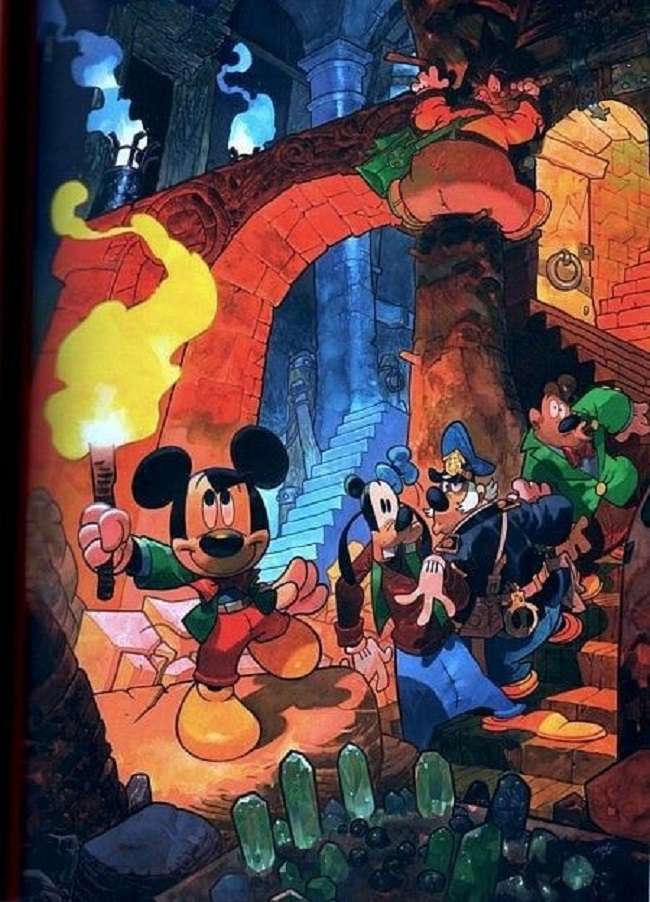 Mickey a spol. online puzzle