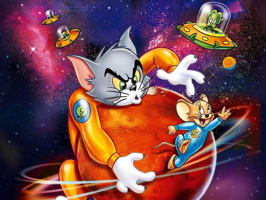 Tom a Jerry - výlet do vesmíru online puzzle