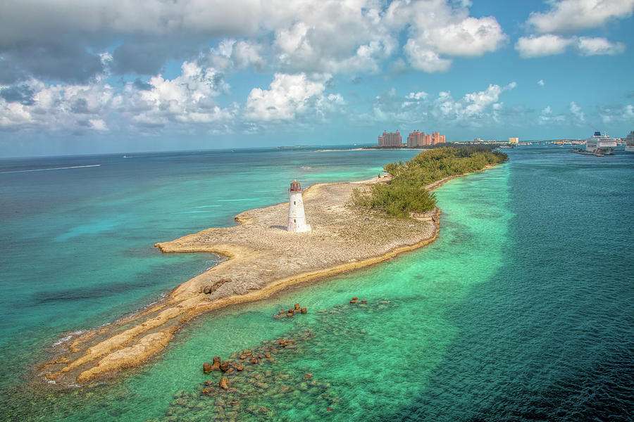 Райският остров на Бахамите. онлайн пъзел