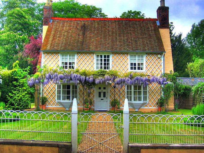 Una casa de campo galesa tan encantadora rompecabezas en línea