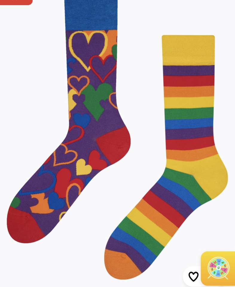 χρωματιστές κάλτσες online παζλ