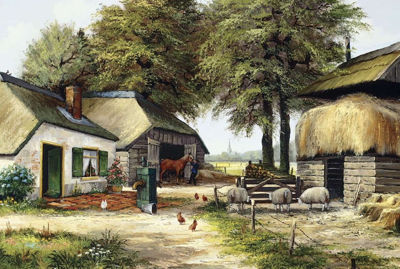 Αγροτικό σπίτι παζλ online