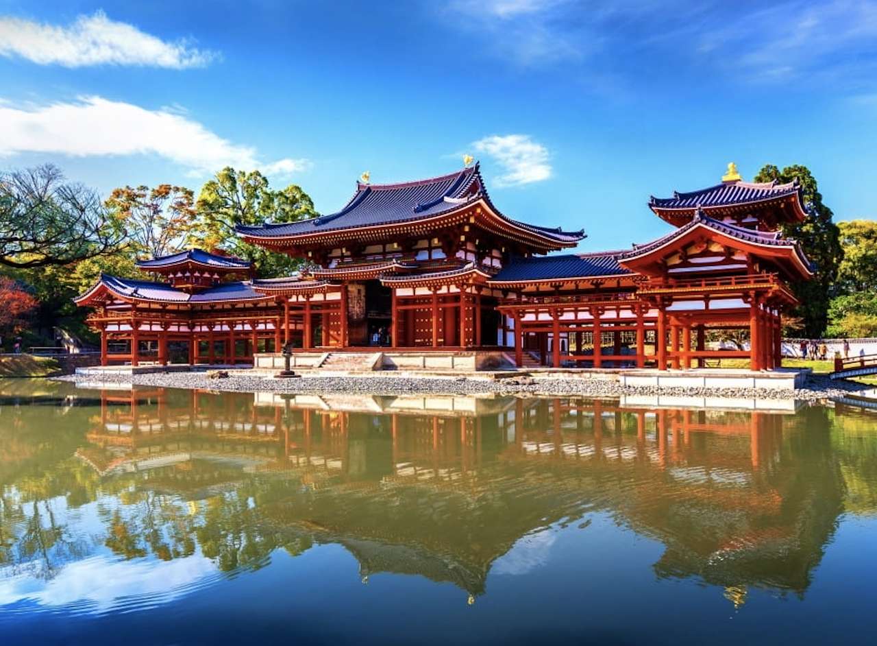 Japan - intressant arkitektur, härlig plats pussel på nätet