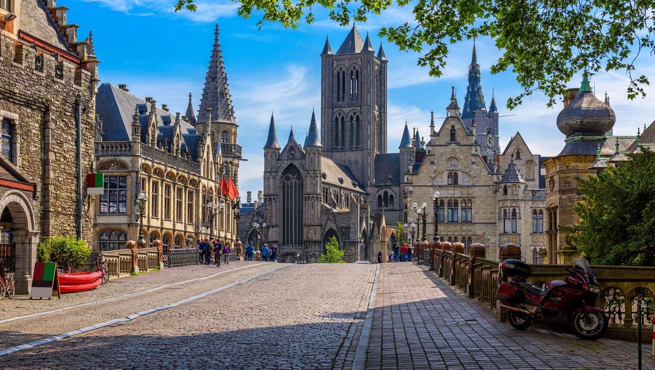 Belgie-Ghent-Sint Niklaaskerk skládačky online
