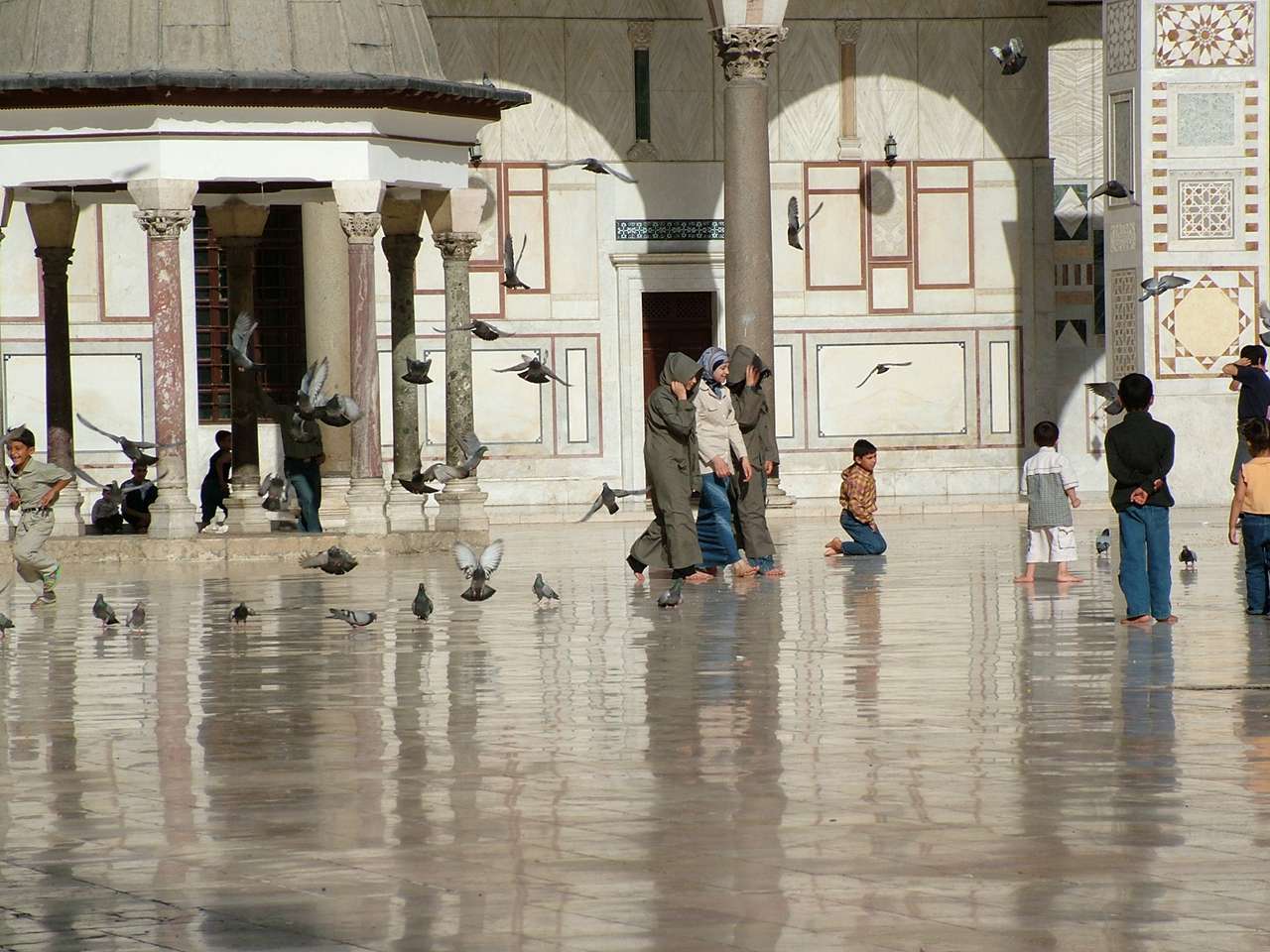 Συρία, Δαμασκός, Τζαμί Ομαγιάντ, 2004 παζλ online