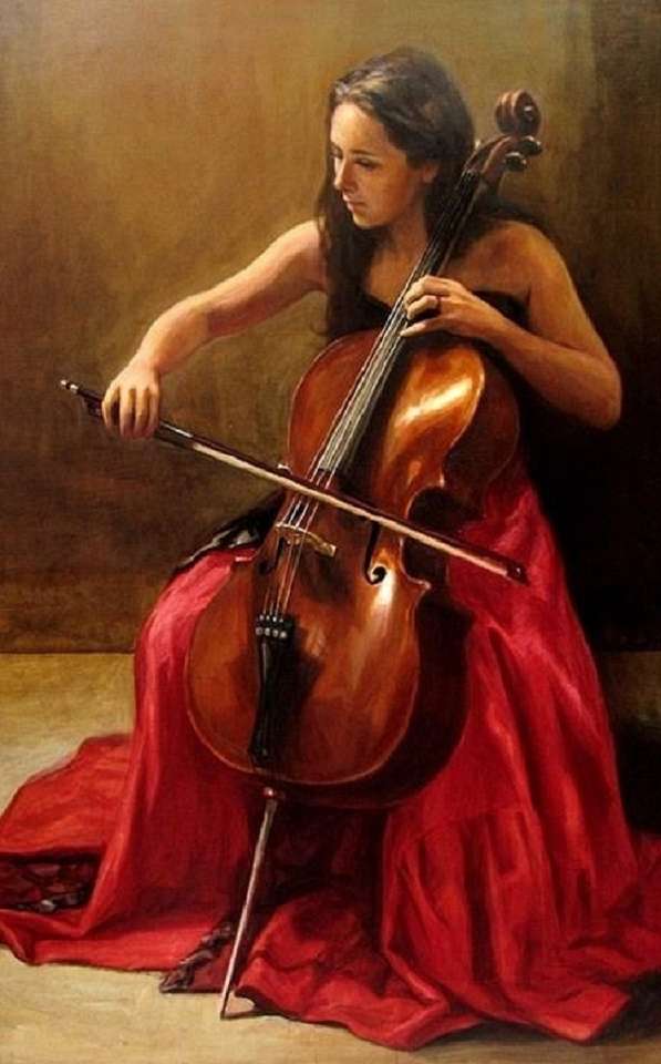 violoncellista skládačky online