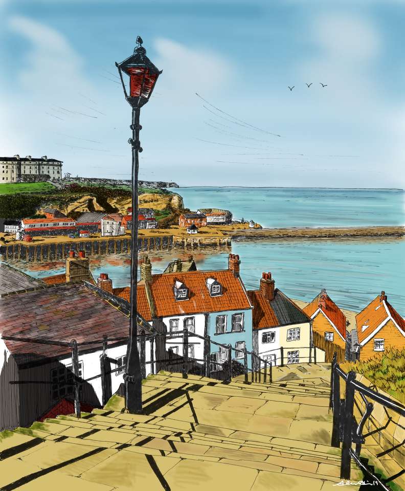 Dorf Whitby Online-Puzzle