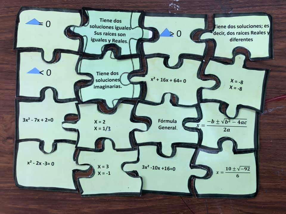 Fórmula geral puzzle online