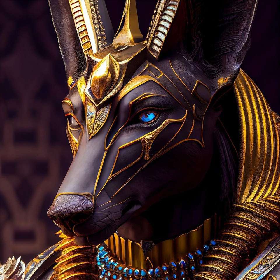 анубис египетски бог онлайн пъзел