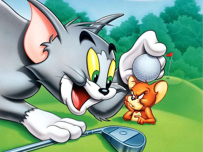 Tom e Jerry - ah, outro conflito puzzle online