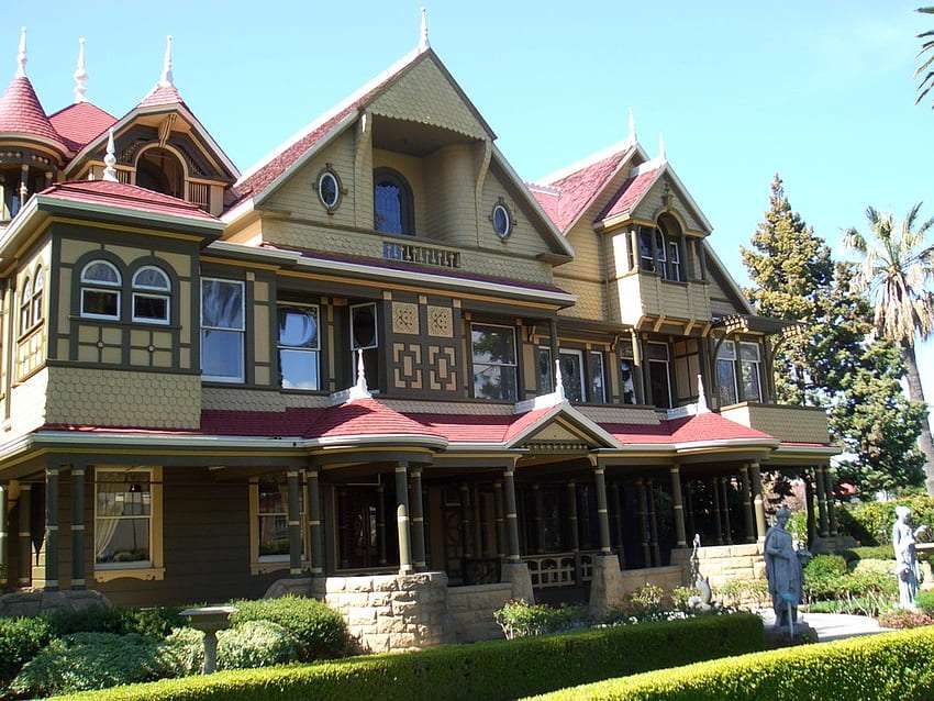Kalifornie-Santa Clara-Paní Winchester Mansion skládačky online