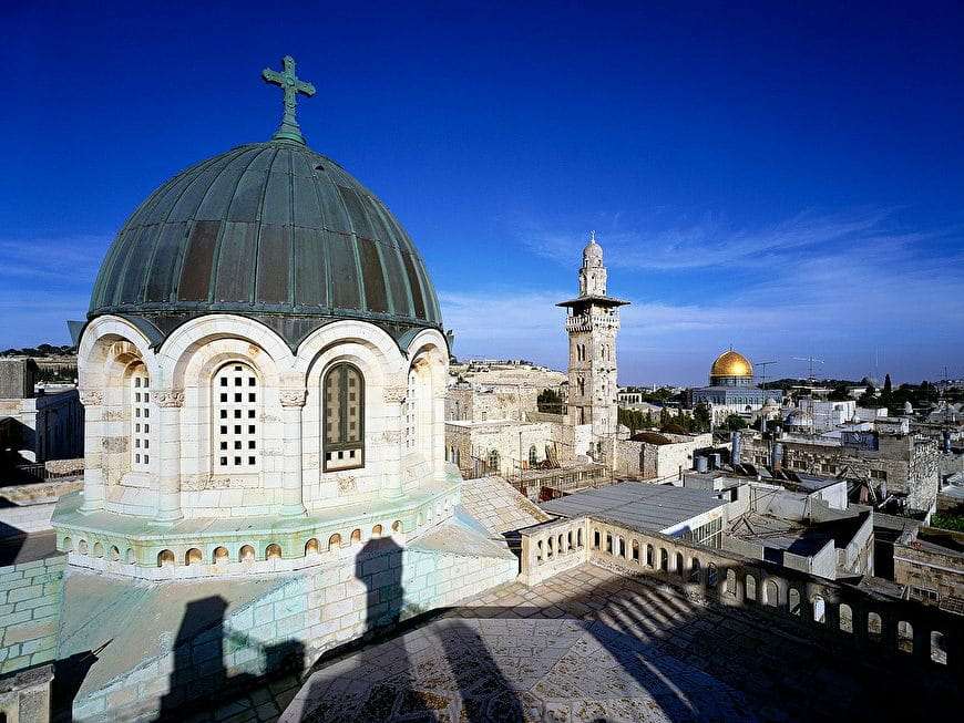 De koepel van de kerk in Jeruzalem legpuzzel online