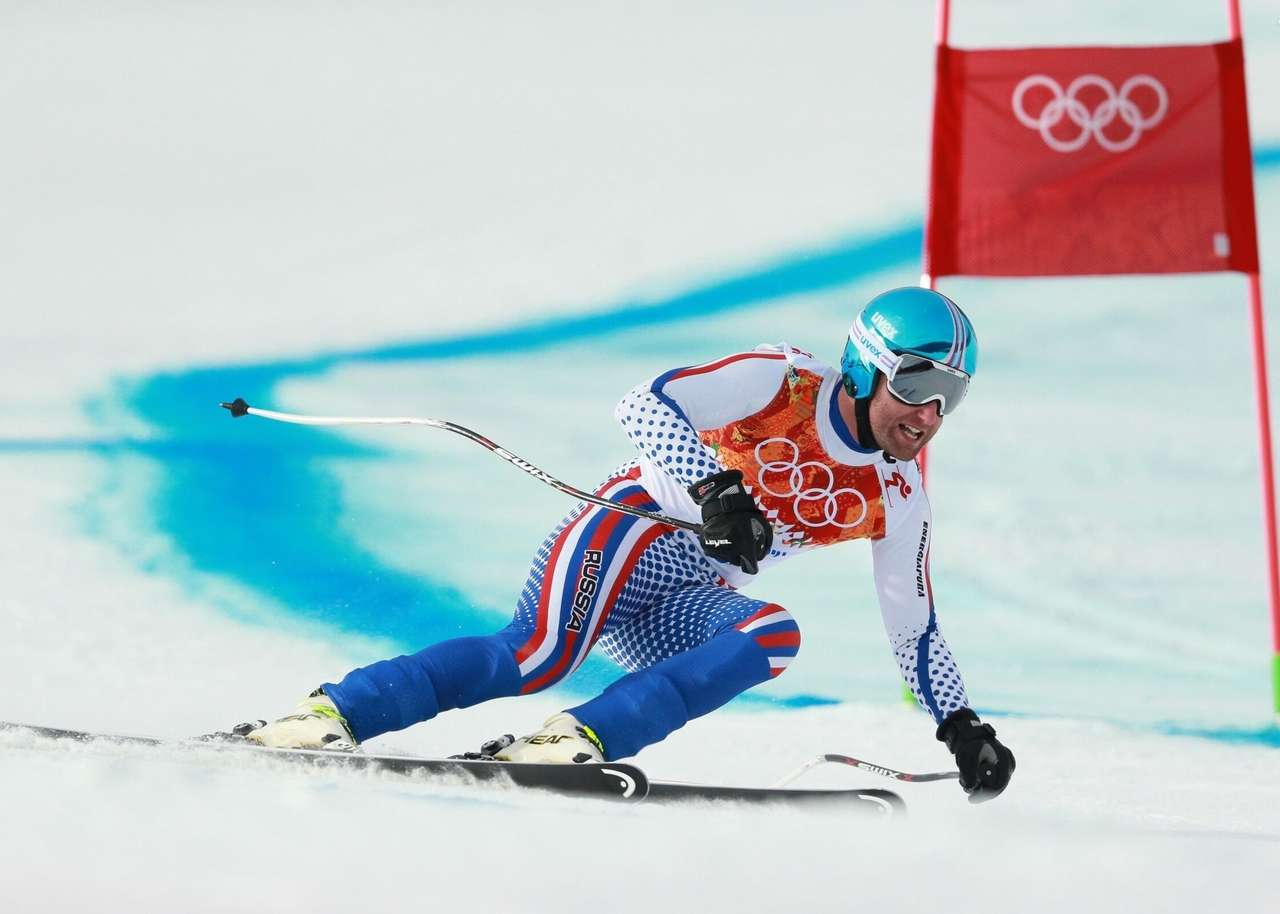 Lyžař na olympiádě skládačky online