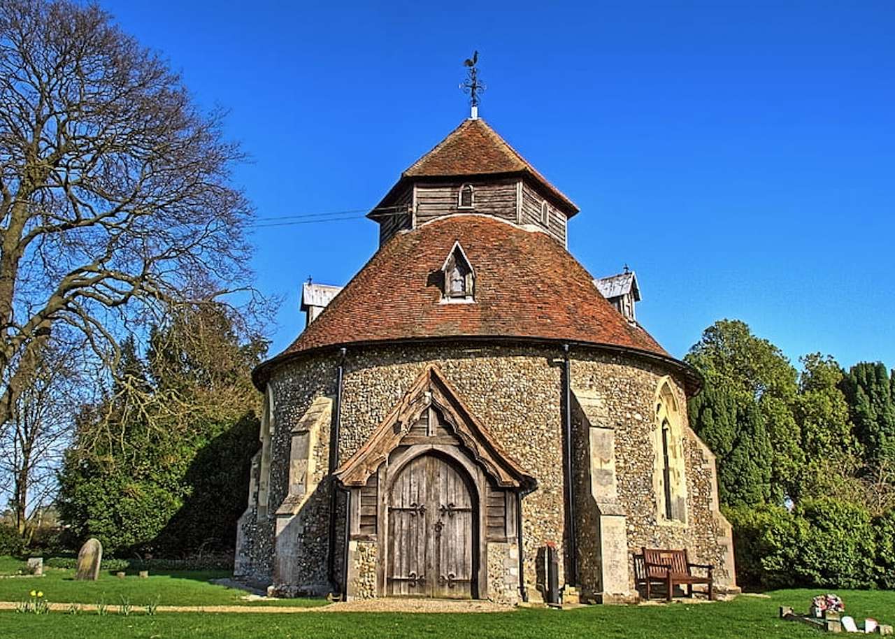 Αγγλία-Πέτρα-Εκκλησία του Ιωάννη του Βαπτιστή στο Little online παζλ