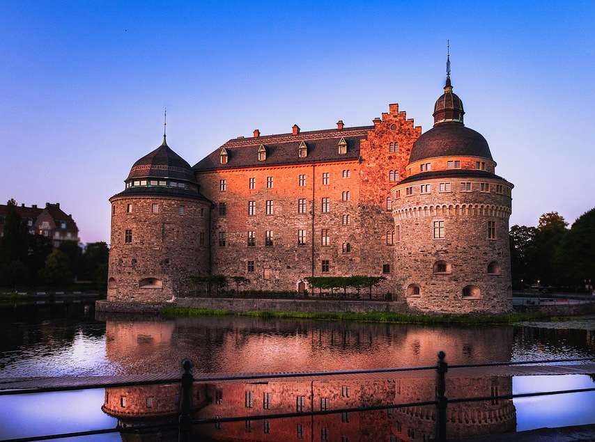 Замъкът Йоребру (Швеция) онлайн пъзел