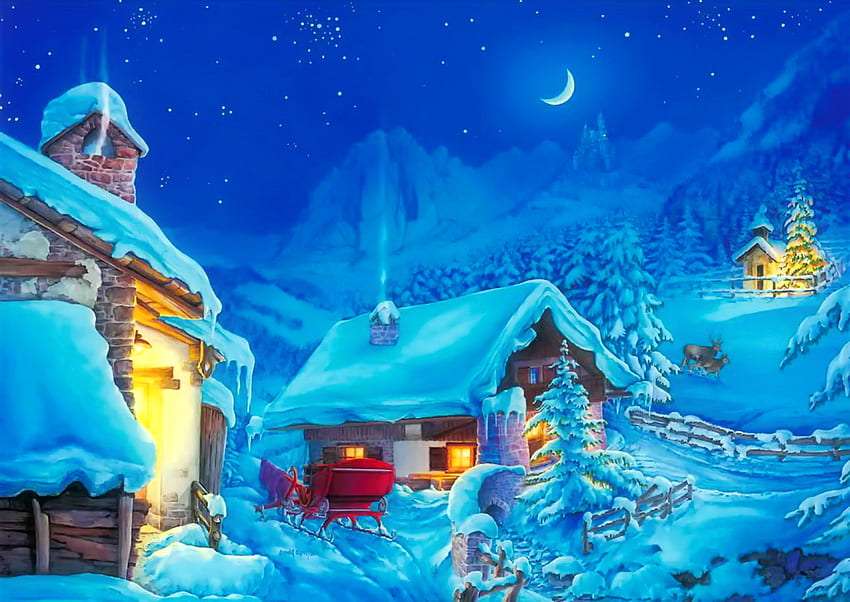 Paese delle meraviglie invernale :) puzzle online
