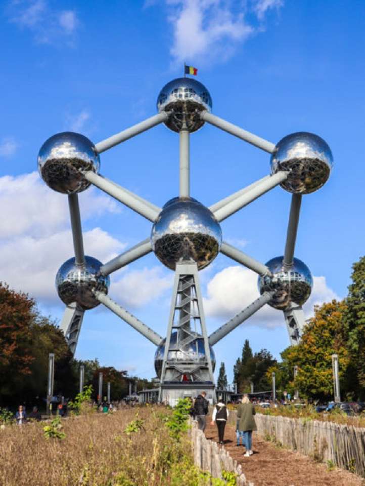 Belgien-Bryssel-Atomium Pussel online