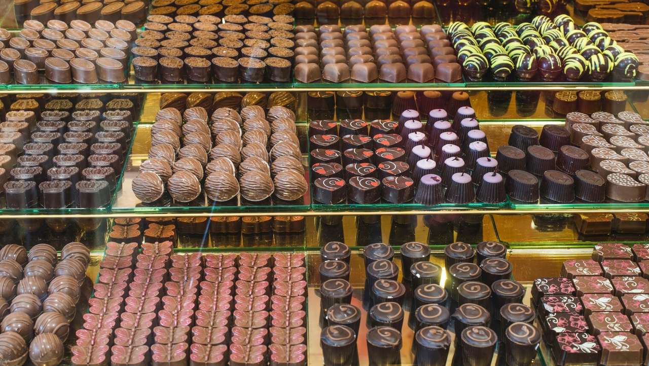 Бельгія Смачний бельгійський шоколад онлайн пазл
