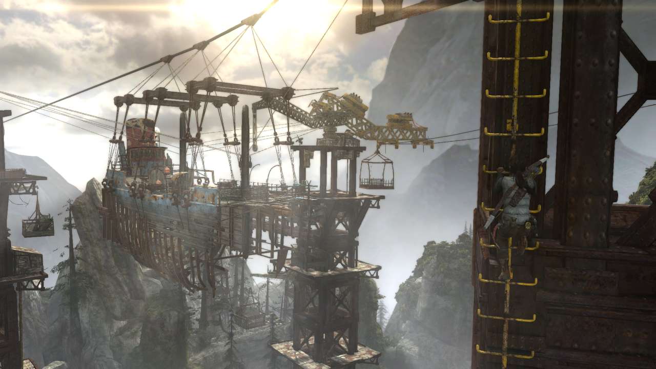 Tomb raider monte vers le ciel puzzle en ligne