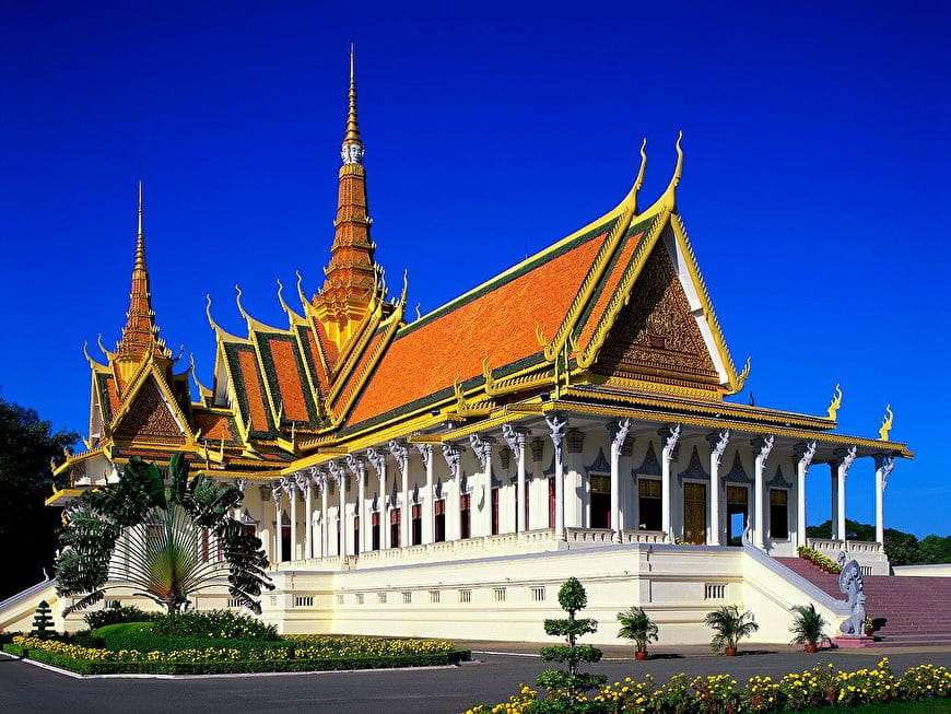 Кралски дворец в Камбоджа онлайн пъзел