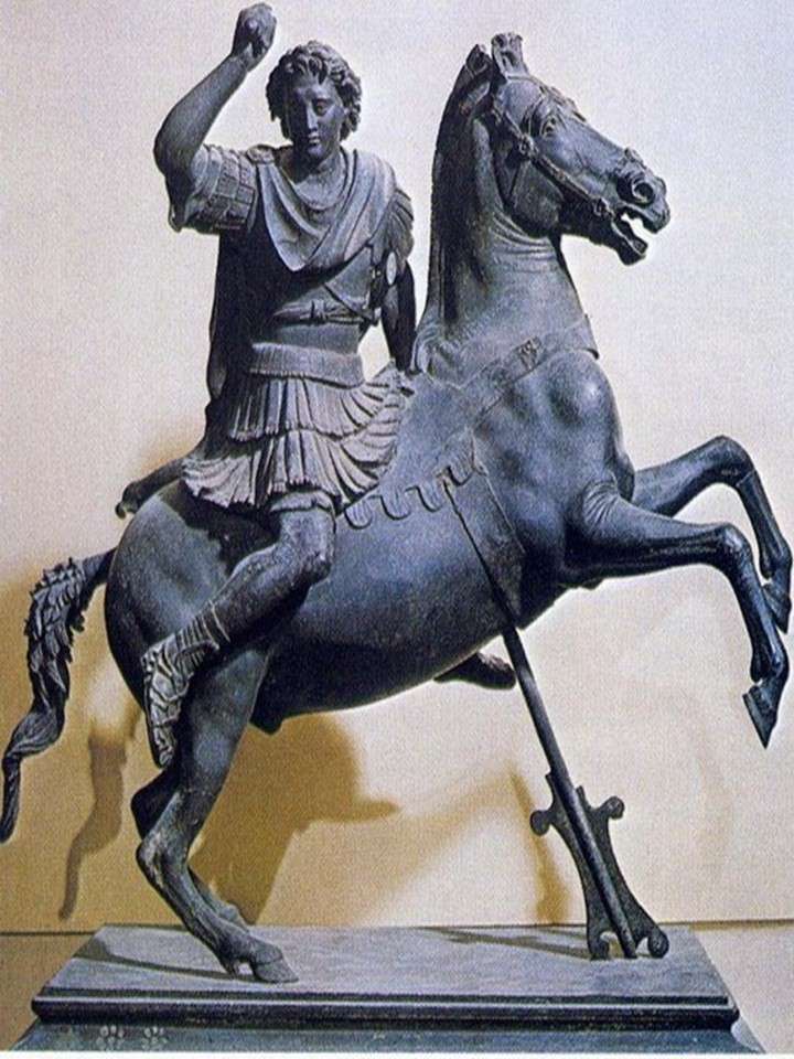 Escultura de Alejandro Magno rompecabezas en línea