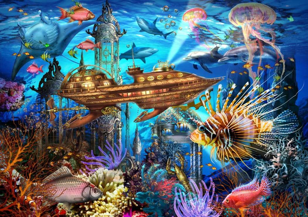 Подводное царство пазл онлайн