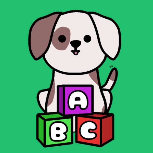 Logo del gioco del cane puzzle online