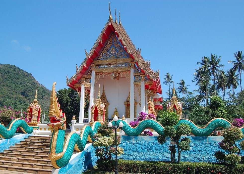 Templo na Tailândia quebra-cabeças online